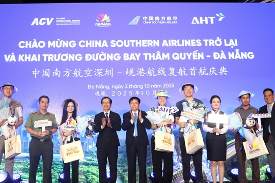 Đà Nẵng chào đón sự trở lại của đường bay Thâm Quyến - Đà Nẵng