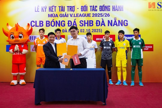 Nhiều nhà tài trợ đồng hành với SHB Đà Nẵng