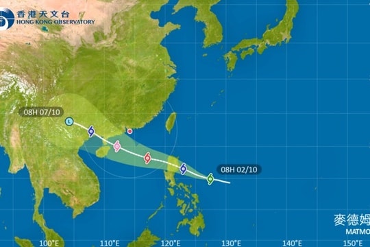 Bão Matmo sắp đổ bộ Philippines