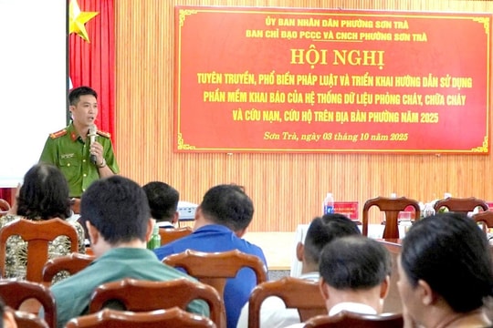 Tuyên truyền pháp luật về phòng cháy, chữa cháy cho người dân phường Sơn Trà