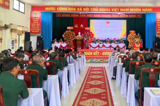 Cựu chiến binh xã Đồng Dương hiến 1.700m² đất làm đường giao thông nông thôn