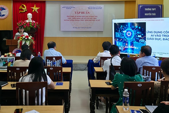 Đưa AI vào giảng dạy, phát triển năng lực số cho học sinh