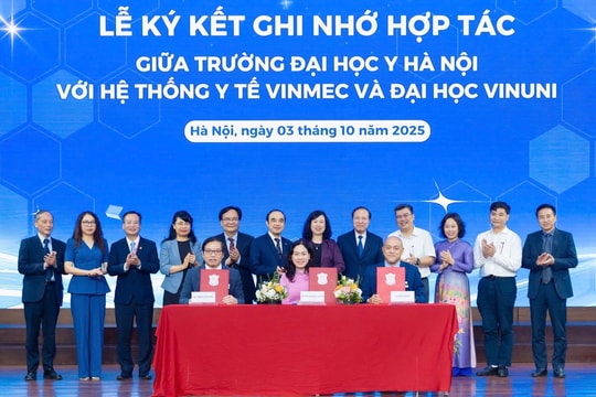 Trường Đại học Y Hà Nội, Vinmec và VinUni - Hợp tác xây dựng hệ sinh thái học thuật y tế chuẩn thế giới