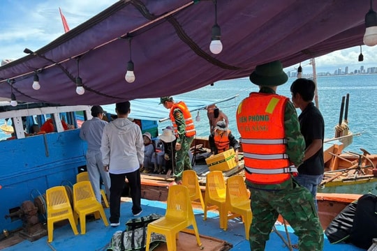 Tăng cường kiểm tra câu mực tự phát trên biển Sơn Trà