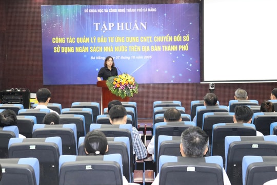 Tập huấn quản lý đầu tư, ứng dụng công nghệ thông tin sử dụng ngân sách nhà nước