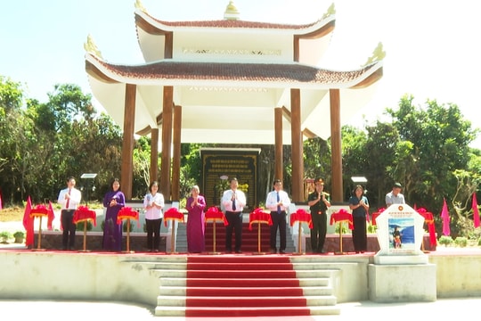 Khánh thành Nhà bia lưu niệm Hội Liên hiệp Phụ nữ Giải phóng Khu V