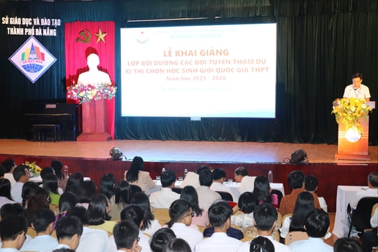 Đà Nẵng bồi dưỡng kiến thức cho đội tuyển tham dự Kỳ thi chọn học sinh giỏi quốc gia