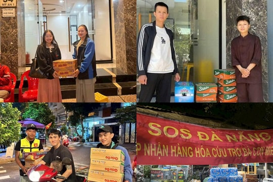 Người Đà Nẵng nghĩa tình hướng về đồng bào vùng bão, lụt