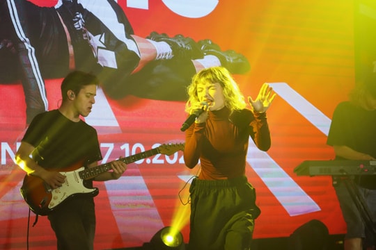 French pop-rock music band Zélie performs in Da Nang