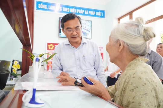 Vận hành Trung tâm Phục vụ hành chính công xã Khâm Đức thực chất, hiệu quả hơn