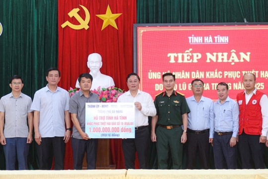 Đà Nẵng hỗ trợ tỉnh Quảng Trị và Hà Tĩnh khắc phục thiệt hại do bão số 10 gây ra