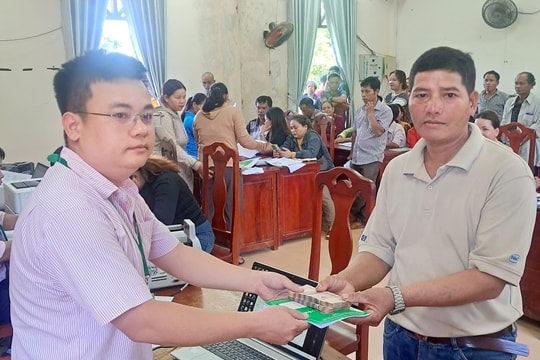 Phòng giao dịch Đông Giang giải ngân hơn 112 tỷ đồng vốn vay tín dụng chính sách