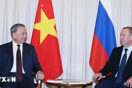 Việt Nam - Nga nhất trí mở rộng hợp tác trên các lĩnh vực trụ cột
