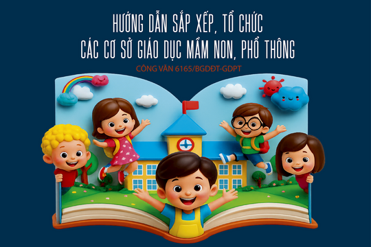 Hướng dẫn sắp xếp, tổ chức các cơ sở giáo dục mầm non, phổ thông