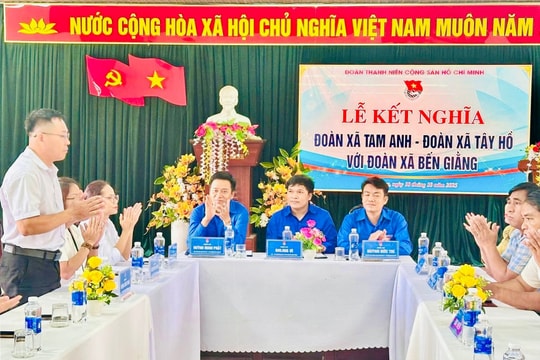 Mô hình kết nghĩa các cơ sở Đoàn: Phát huy trách nhiệm của tuổi trẻ