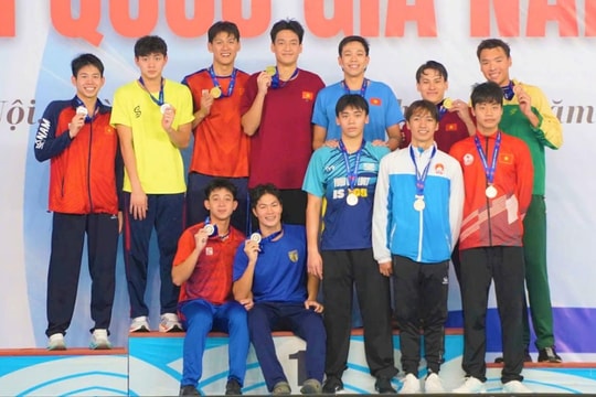 Đà Nẵng giành 23 huy chương tại Giải bơi vô địch quốc gia