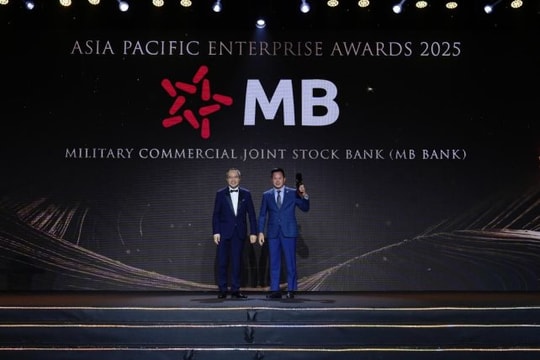 MB lần thứ sáu liên tiếp được vinh danh “Doanh nghiệp xuất sắc châu Á” năm 2025