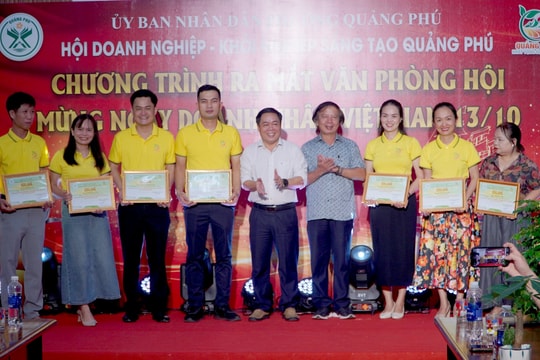 Quảng Phú ra mắt văn phòng Hội Doanh nghiệp - Khởi nghiệp sáng tạo phường