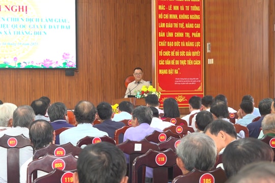 Thăng Điền triển khai thu thập cơ sở dữ liệu quốc gia về đất đai