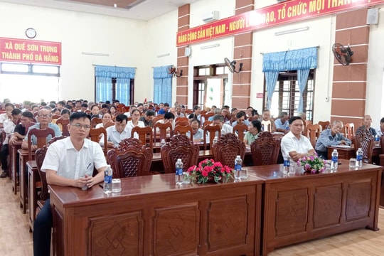 Bồi dưỡng nghiệp vụ hỗ trợ tạo việc làm cho cán bộ xã Quế Sơn Trung