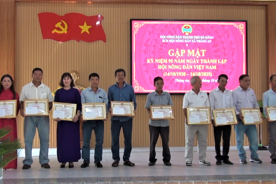 Giai đoạn 2020 - 2025, xã Thăng An có 2.239 hộ đạt danh hiệu “Nông dân sản xuất, kinh doanh giỏi” các cấp
