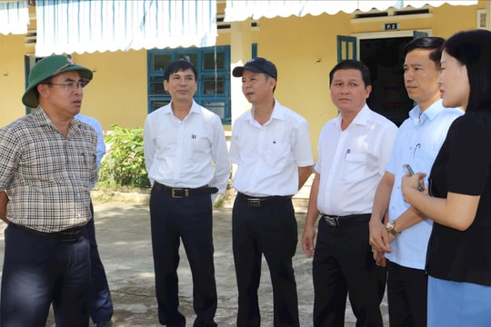 Lãnh đạo thành phố kiểm tra các trường học tại phường An Thắng và Điện Bàn Đông