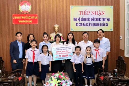 Ủy ban MTTQ Việt Nam thành phố Đà Nẵng tiếp nhận hơn 7 tỷ đồng ủng hộ đồng bào bị thiệt hại do bão số 10