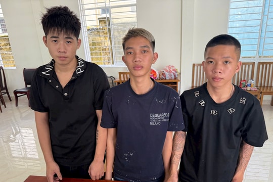 Bắt nhóm thanh thiếu niên ngoại tỉnh thực hiện 2 vụ trộm tại phường Hội An