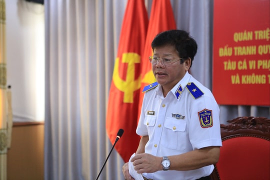 Cảnh sát biển Việt Nam tiếp tục mở đợt cao điểm chấm dứt vi phạm IUU
