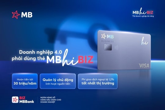 MB nhận bốn giải thưởng danh giá từ Visa