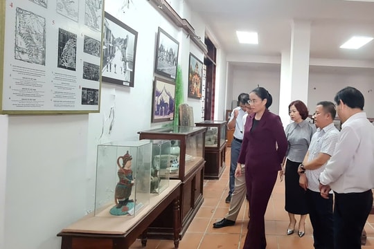 Lãnh đạo UBND thành phố kiểm tra thực tế tại Bảo tàng Hội An