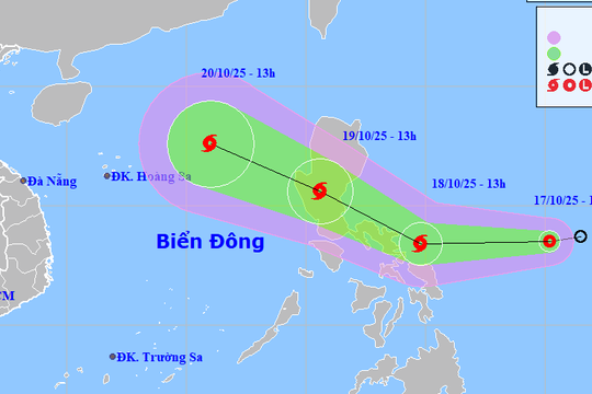 Áp thấp nhiệt đới có khả năng mạnh lên thành bão số 12, gây mưa lớn ở miền Trung