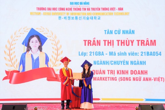 Trường Đại học Công nghệ thông tin và Truyền thông Việt - Hàn: Gần 500 sinh viên nhận bằng tốt nghiệp năm 2025
