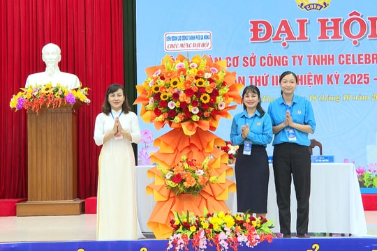 Đại hội Công đoàn cơ sở công ty TNHH Celebrity Fashion Vina