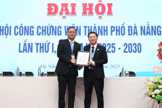Đại hội Hội Công chứng viên thành phố Đà Nẵng lần thứ I, nhiệm kỳ 2025 - 2030