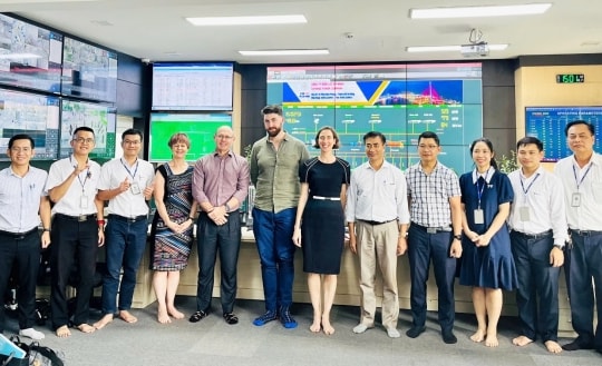 Đoàn công tác CSIRO và Đại sứ quán Australia thăm và làm việc tại PC Đà Nẵng