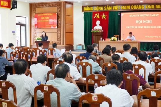 Tam Kỳ xây dựng giải pháp phát triển đảng viên