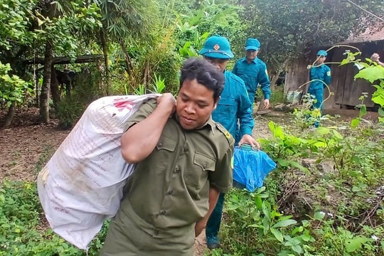 Xã Nam Giang di dời 7 hộ dân khỏi vùng có nguy cơ sạt lở