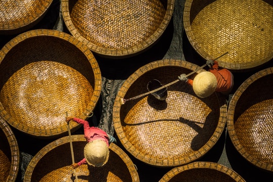 Nghề làm thúng chai ở Làng Phú Mỹ