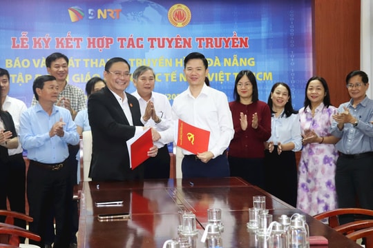 Báo và Phát thanh, Truyền hình Đà Nẵng ký kết hợp tác tuyên truyền với Tập đoàn Giáo dục quốc tế Nam Việt