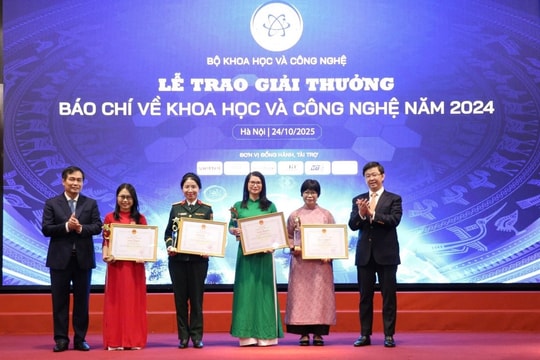 24 tác phẩm đoạt giải báo chí về khoa học và công nghệ năm 2024