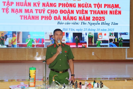 Tuyên truyền phòng, chống tội phạm, tệ nạn ma túy cho hơn 200 đoàn viên thanh niên