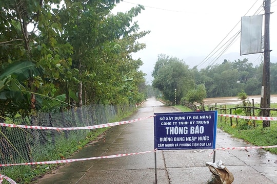 Đà Nẵng đảm bảo an toàn giao thông tại các điểm sạt lở