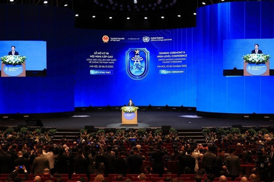 Signing ceremony of UN Convention against Cybercrime solemnly opens in Hanoi