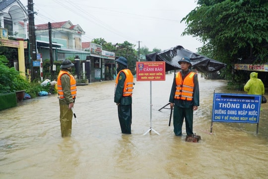 Xã Duy Xuyên dốc toàn lực ứng phó lũ lụt