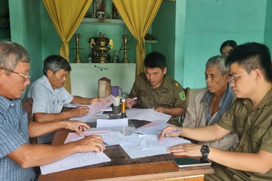 Phấn đấu về đích sớm việc thu thập thông tin dữ liệu đất đai