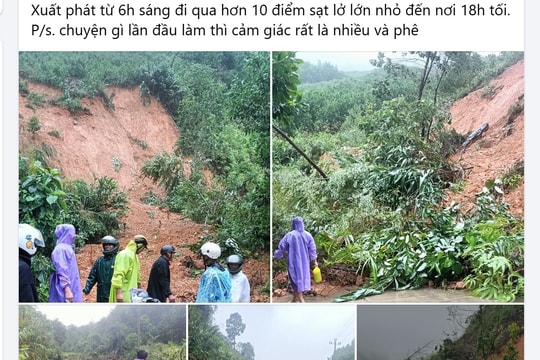 Vượt lũ, cắt rừng về với dân...