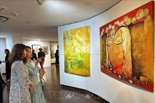 Exhibition showcases works from international art camp “Heartbeat of Heritage”