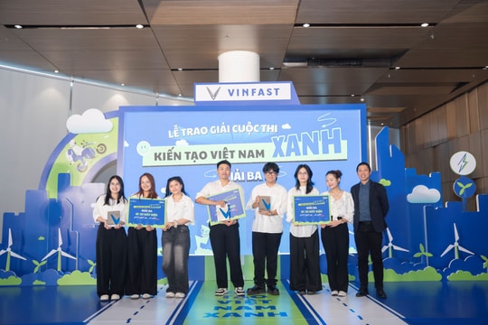 VinFast vinh danh nhà vô địch cuộc thi ‘Kiến tạo Việt Nam Xanh’