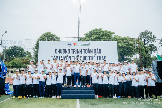 Herbalife Việt Nam cùng Olympic Việt Nam thúc đẩy rèn luyện sức khỏe cộng đồng